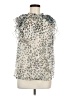 Ann Taylor LOFT Silver Sleeveless Blouse Size M - photo 1