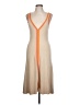 Sandro 100% Viscose Color Block Tan Casual Dress Size L - photo 1