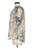 Ann Taylor LOFT Silver Sleeveless Blouse Size M - photo 5