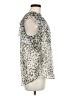 Ann Taylor LOFT Silver Sleeveless Blouse Size M - photo 4