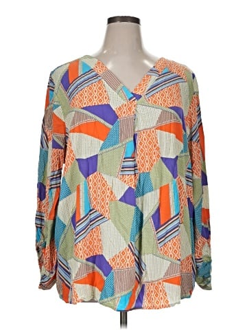 Haptics Long Sleeve Blouse (view 1)