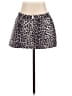 PacSun 100% Cotton Animal Print Brown Denim Skirt Size 26 waist - photo 1
