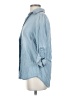 Sam Edelman 100% Tencel Blue Long Sleeve Polo Size S - photo 5