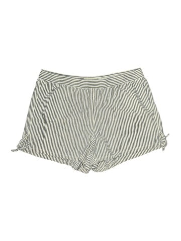 Madewell Pull-On Side-Tie Shorts in Chambray Stripe (view 1)