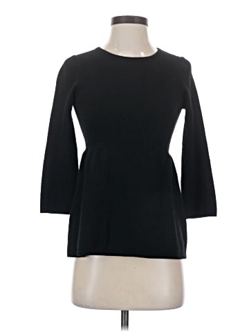 Aqua Cashmere Pullover Sweater (view 1)
