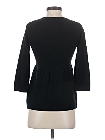 Aqua Cashmere Pullover Sweater (view 2)