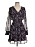 Nine Britton 100% Polyester Floral Purple Cocktail Dress Size XS - photo 1