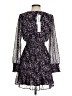 Nine Britton 100% Polyester Floral Purple Cocktail Dress Size XS - photo 2
