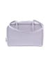 Assorted Brands Solid Gray Purple Shoulder Bag One size - photo 1