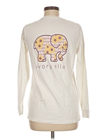 Ivory Ella Long Sleeve T-Shirt (view 2)