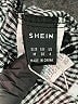 Shein 100% Polyester Polka Dots Gray Shorts Size M - photo 4