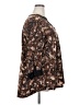Cocomo Animal Print Brown 3/4 Sleeve Blouse Size 2X (estimated) - photo 4