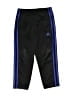 Adidas 100% Polyester Black Track Pants Size 4 - photo 1