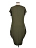 Assorted Brands Solid Green Casual Dress Size XL - photo 1