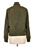 Levi's 100% Polyester Solid Green Jacket Size L - photo 2