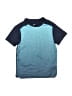 C9 By Champion 100% Polyester Color Block Blue Active T-Shirt Size 4 - 5 - photo 1