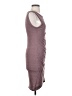 Leith Solid Gray Casual Dress Size S - photo 4