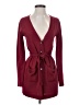 Semantiks 100% Wool Burgundy Wool Cardigan Size S - photo 1