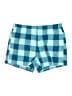 Eddie Bauer 100% Polyester Checkered-gingham Teal Board Shorts Size XL - photo 1