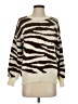 Wild Fable 100% Acrylic Animal Print Ivory Pullover Sweater Size S - photo 1
