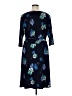 Leota Floral Multi Color Blue Casual Dress Size 14 - 16 - photo 2
