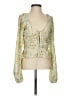 H&M Green Long Sleeve Blouse Size XS - photo 1