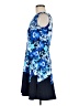 En Focus Studio Floral Blue Cocktail Dress Size 6 - photo 5
