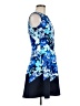 En Focus Studio Floral Blue Cocktail Dress Size 6 - photo 4