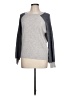 Cupcakes & Cashmere Color Block Gray Wool Pullover Sweater Size L - photo 1