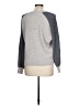 Cupcakes & Cashmere Color Block Gray Wool Pullover Sweater Size L - photo 2