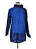 Asics Color Block Solid Stripes Blue Raincoat Size XL - photo 1