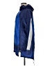 Asics Color Block Solid Stripes Blue Raincoat Size XL - photo 5