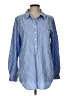Caffé Marrakesh Stripes Blue Long Sleeve Button-Down Shirt Size L - photo 1