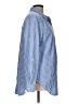 Caffé Marrakesh Stripes Blue Long Sleeve Button-Down Shirt Size L - photo 4