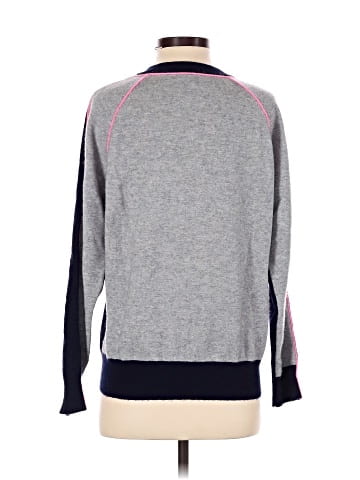 Aqua Cashmere Pullover Sweater (view 2)