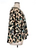 Shein 100% Polyester Animal Print Teal 3/4 Sleeve Blouse Size XL - photo 4