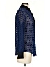 Madewell 100% Silk Polka Dots Blue Long Sleeve Silk Top Size XS - photo 4