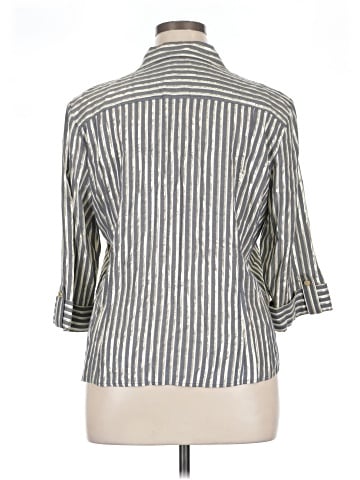 Anne Klein 3/4 Sleeve Button-Down Shirt (view 2)