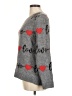 Cupcakes & Cashmere Hearts Gray Pullover Sweater Size M - photo 5