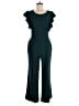 Bebe Solid Green Jumpsuit Size M - photo 1