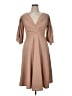 Boohoo Tan Cocktail Dress Size 16 - photo 1