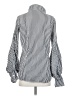 Greyson Stripes Silver Long Sleeve Blouse Size S - photo 2