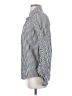 Greyson Stripes Silver Long Sleeve Blouse Size S - photo 5