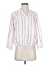 Splendid Stripes White 3/4 Sleeve Blouse Size S - photo 1