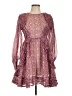 o.p.t Paisley Burgundy Cocktail Dress Size L - photo 1