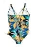 Assorted Brands Print Yellow One Piece Swimsuit Size 1X - photo 2