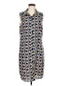 CAbi 100% Polyester Hearts Blue Casual Dress Size M - photo 1