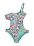 Assorted Brands Floral Teal One Piece Swimsuit Size XL - photo 1
