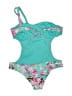 Assorted Brands Floral Teal One Piece Swimsuit Size XL - photo 2