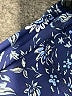 Aqua 100% Polyester Paisley Blue 3/4 Sleeve Blouse Size XL - photo 8